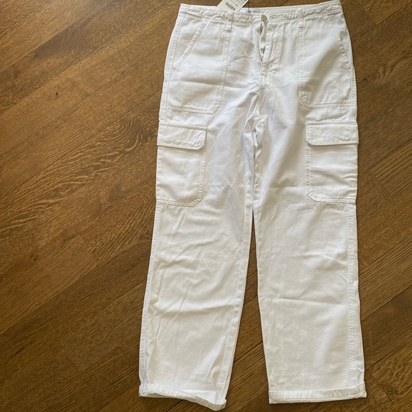 Zara white cargo pants. NWT - Picture 2 of 6